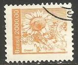 BRAZIL 1941 VFU FLOWER 922F-2