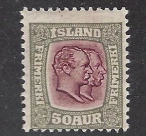 Iceland SC#82 Mint Fine...Worth a Close Look!