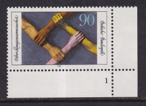 Germany  #1356  MNH  1981  cooperation in third world development