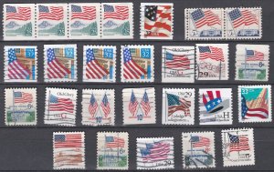 002192/ US Used selection x22 Flags Themed
