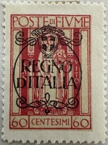 Fiume 1924 Sc.191 Unused