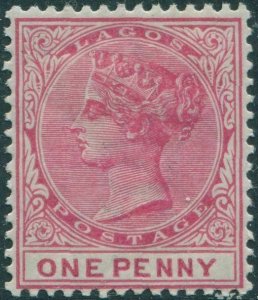 Lagos 1874 SG22 1d red QV MH