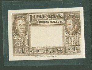 Liberia #335v Unused Single