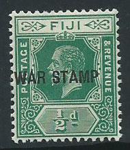 Fiji  GV  SG 138b  MH blue  green