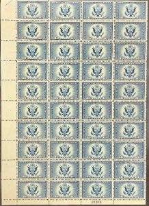 US Stamp 1934 16c Airmail Special Delivery 50 Stamp Sheet MNH #CE1