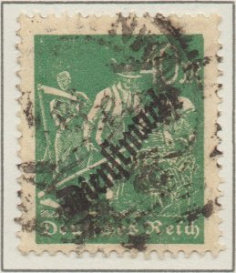 Germany Weimar Republic Deutsches Reich 40 Mark Ovpt Dienstmarke SG276 1923