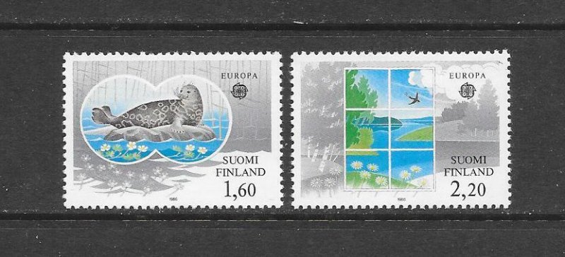 FINLAND #735-6  MARINE LIFE  MNH