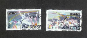 GERMANY Sc#B687-688 complete set USED