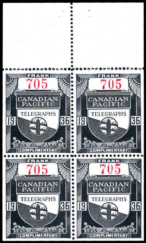 CANADA-g-b-REVENUES-TELEPHONE & TELEGRAPH TCP49  Mint (ID # 83156)