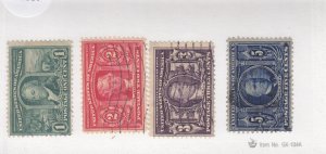 US: Sc #323-326, Used (S18867)