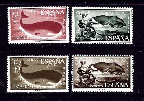 Fernando Po B3-6 NH 1961 Marine Mammals