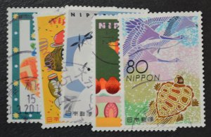 Japan Sc # 2851a-e, VF Used