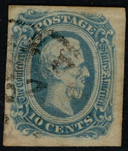 US #CONFED US #12 VF/XF used, four nice margins,  great color,  natural bends...