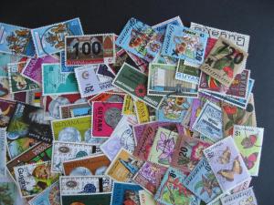 Guyana older collection of 200 different, mixed condition, no British Guiana