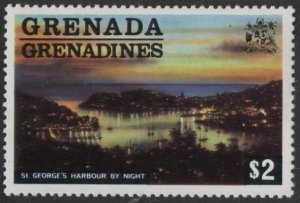 Grenada Grenadines 125 (mnh) $2 harbor at night (1975)