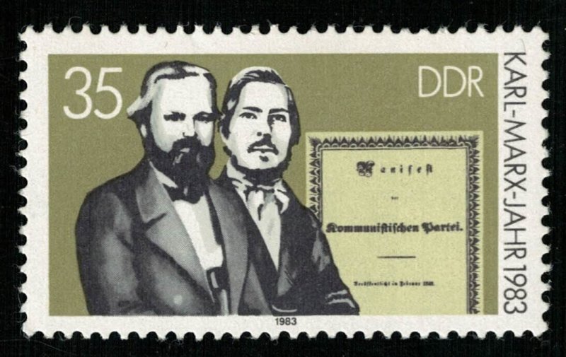 KARL MARX, DDR, 35 Pfg, 1983, YT #2527 (T-7415)