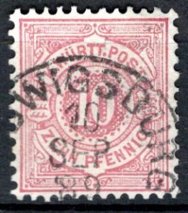 German States Wurttemberg Scott # 60, used