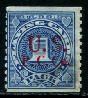 RF26 US 1 pack Playing Card stamp coil, used