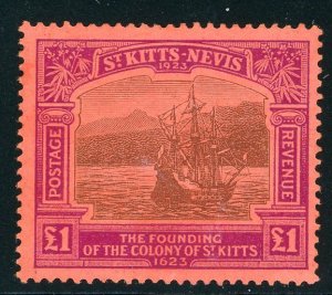 ST. KITTS-NEVIS (64), EXTREMELY FINE, og, NH - 424267