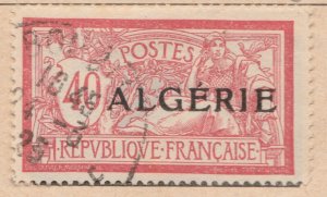 FRENCH COLONY ALGERIA 1924-25 40c Used Stamp A29P25F33135-