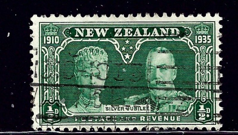 New Zealand 199 Used 1935 KGV Silver Jubilee (ap1063)