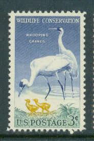 1098 3c Whooping Cranes Fine MNH