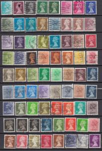 Great Britain -  Mashins  stamp lot - (1519)