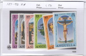 Anguilla 187-92 Easter mnh