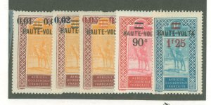 Burkina Faso (formerly Upper Volta) #29/31, 37-38 Unused Single (Complete Set)