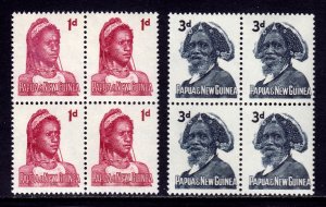 Papua New Guinea - Scott #153, 154 - Blk/4 - MNH - SCV $4.60