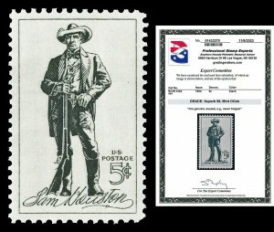 Scott 1242 1964 5c Sam Houston Issue Mint Graded Superb 98 NH with PSE CERT