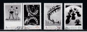 Australia # 1215-1217, Photography in Australia 150th Anniv., Used, 1/2 Cat.