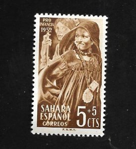 Spanish Sahara 1952 - MNH - Scott #B19