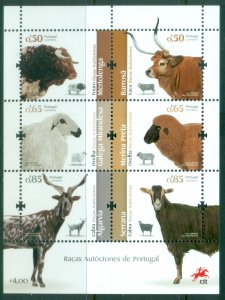 Portugal 2018 Portuguese Autochthonous Breeds MS MUH