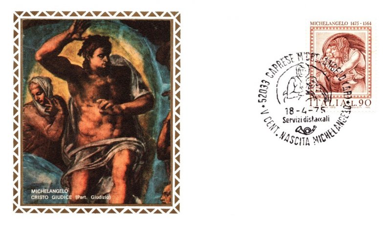 Italy, Worldwide First Day Cover, Art