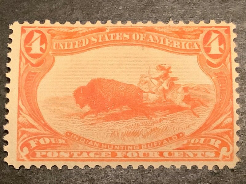 US. Scott # 287 F/VF Mint NH CV $ 300.00  / Price $110.00 **FREE** shipping !!