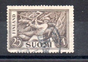 FINLAND - 1930 - LUMBERJACK - Used - 25 M -