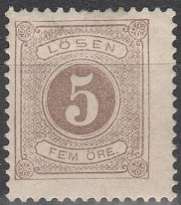 Sweden #J14 F-VF Unused CV $4.50 (D776)