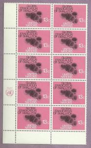 United Nations Block of 10 Mint Stamps / Scott 294