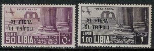 Libya 1937 SC C30-C31 Mint Set