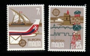 MALTA SG625/6 1979 EUROPA COMMUNICATIONS MNH