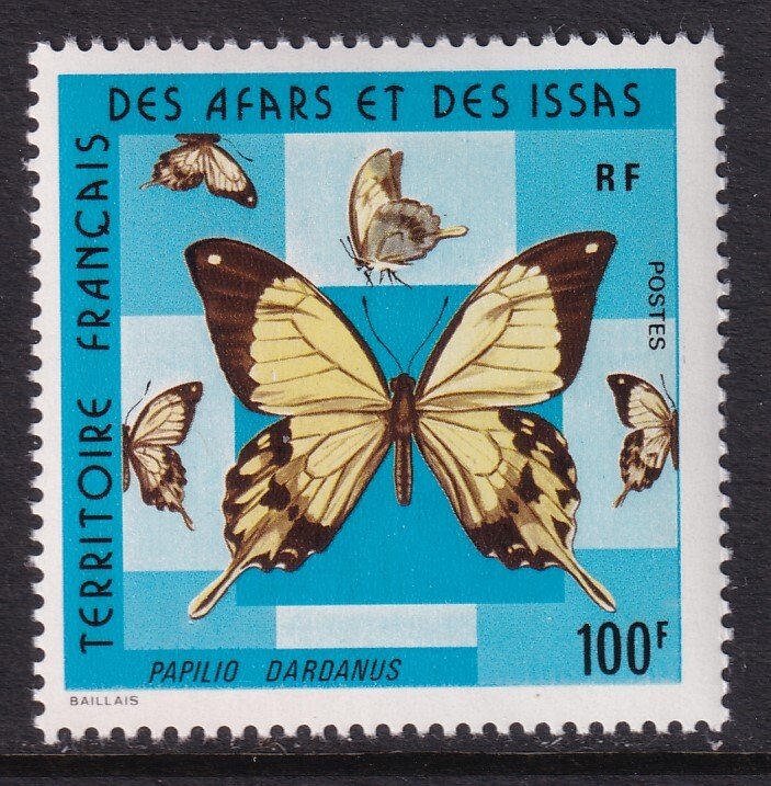 Afars and Issas 398 Butterflies MNH VF