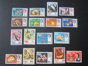 Fiji 1968 Sc 260-276 set MNH