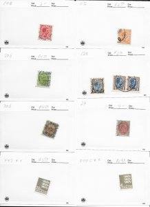 Denmark Lot of 10 Stamps Used CAT VALUE $26.00