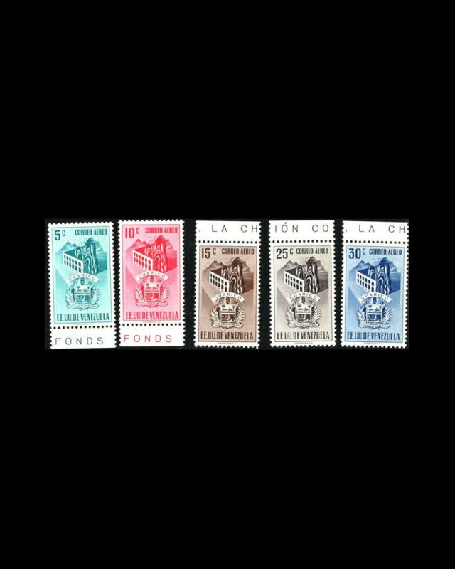 VINTAGE:VENEZUELA 1953 OGNHPOF SCOTT#C464-472 $ 55.90 LOT#VEN1953G