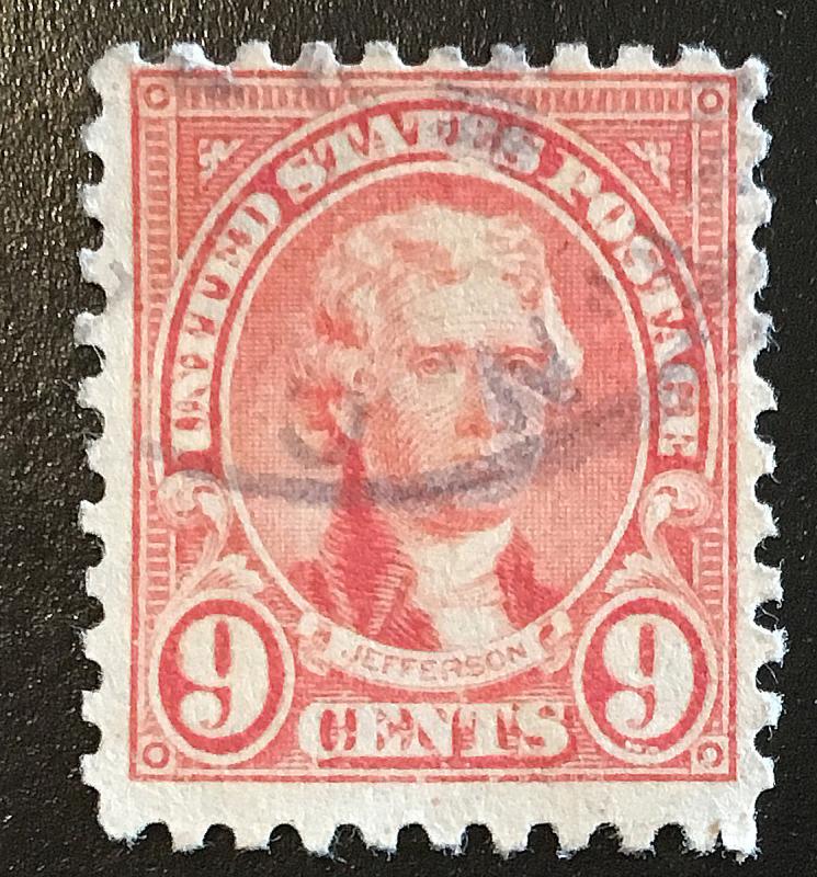 590 1922 Americans Series, 10x10 perf., Circ. single, Vic's Stamp Stash