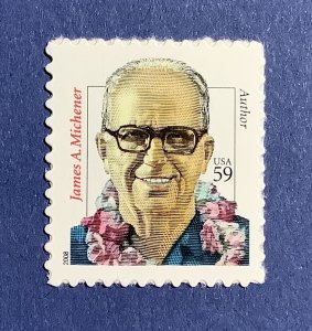 Scott 3427a James A. Michener, Author, MNH