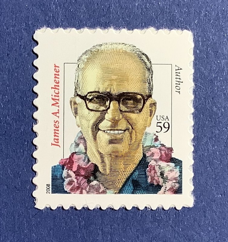 Scott 3427a James A. Michener, Author, MNH