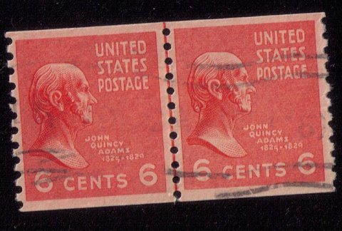 US Sc 846 Used Vert.Joint Line Pair, F-VF