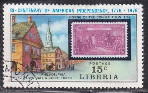 Liberia 705 American Revolution Bicentennial 1975